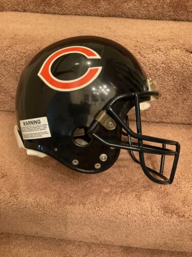 authentic chicago bears football helmet Authentic Vintage Chicago Bears Rawlings Large ANFL Football Helmet Wi – WESTBROOKSPORTSCARDS