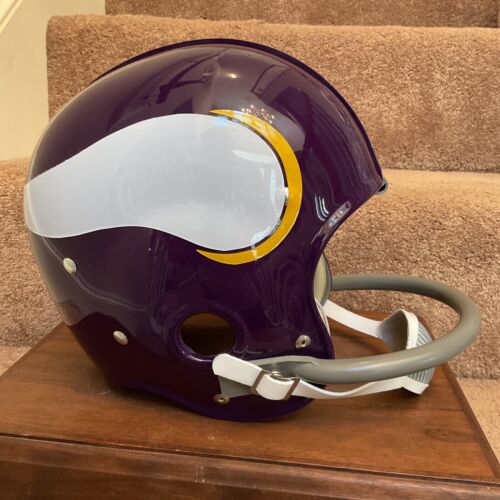Minnesota Vikings “Big Horns” RK2 Style Suspension Football Helmet Joe Kapp Sports Mem, Cards & Fan Shop:Fan Apparel & Souvenirs:Football-NFL WESTBROOKSPORTSCARDS