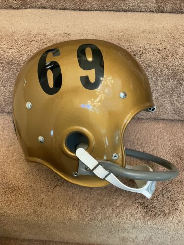 1969 Army Black Knights RK Suspension Football Helmet Officially Licensed Sports Mem, Cards & Fan Shop:Fan Apparel & Souvenirs:College-NCAA WESTBROOKSPORTSCARDS