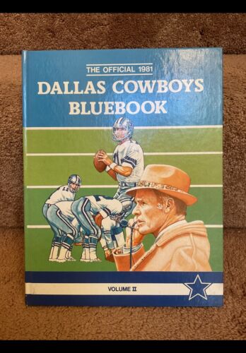 Charlie Waters Autographed 1981 Dallas Cowboys Blue Book Media Guide Fan Book Sports Mem, Cards & Fan Shop:Autographs-Original:Football-NFL:Other Autographed NFL Items WESTBROOKSPORTSCARDS   