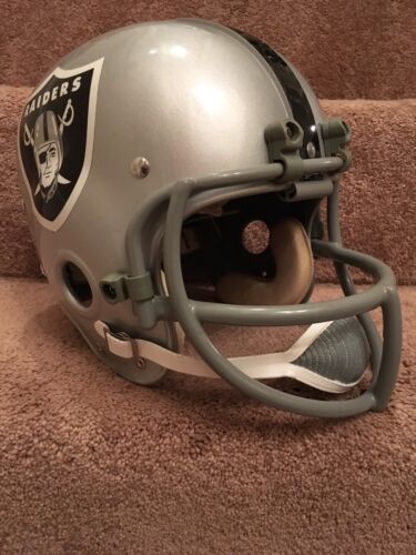 Riddell Kra-Lite RK2 Suspension 1964 Oakland Raiders Football Helmet OPO Mask Sports Mem, Cards & Fan Shop:Fan Apparel & Souvenirs:Football-NFL Riddell