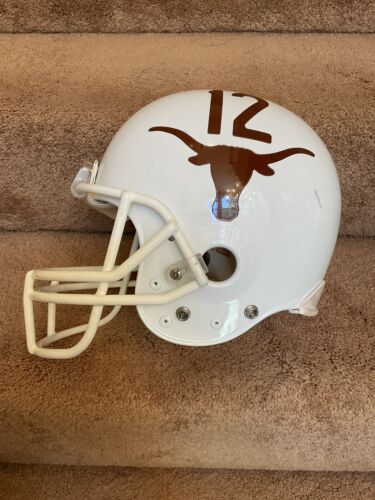 RIddell VSR4 Football Helmet Texas Longhorns Colt McCoy Tribute Sports Mem, Cards & Fan Shop:Fan Apparel & Souvenirs:College-NCAA Riddell