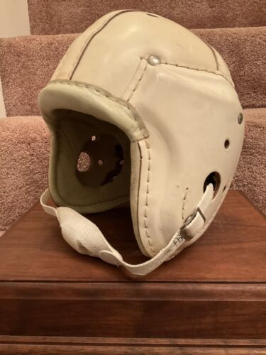 Minty MacGregor Authentic H612 Leather Suspension Football Helmet Size 7 1/4 Sports Mem, Cards & Fan Shop:Fan Apparel & Souvenirs:Football-NFL MacGregor