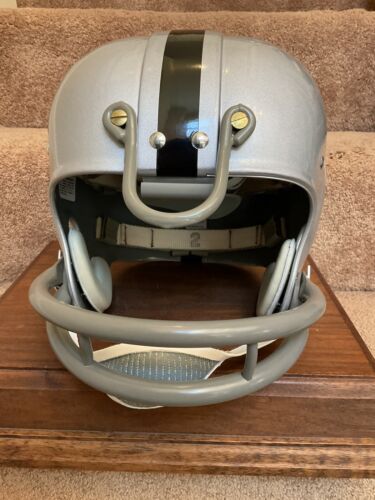 RK2 Husky Vintage Style Football Helmet 1968 Oakland Raiders Jim Otto Sports Mem, Cards & Fan Shop:Game Used Memorabilia:Football-NFL:Helmet WESTBROOKSPORTSCARDS