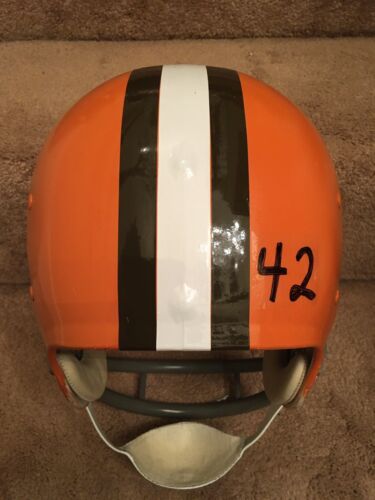 Vintage Riddell Kra-Lite TK5 Football Helmet- Cleveland Browns Paul Warfield Sports Mem, Cards & Fan Shop:Fan Apparel & Souvenirs:Football-NFL Riddell