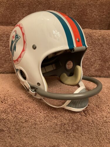 RIDDell Classic RK2 Suspension Football Helmet Miami Dolphins Garo Yepremian Sports Mem, Cards & Fan Shop:Fan Apparel & Souvenirs:Football-NFL Riddell