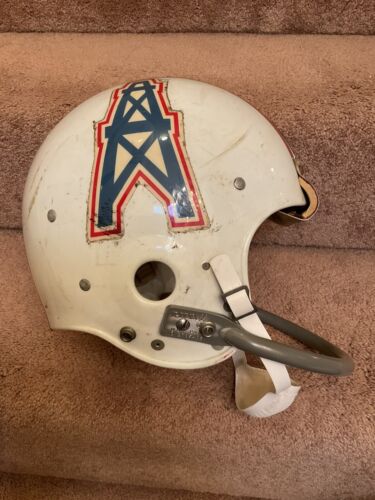 Authentic 1979 Riddell Houston Oilers Football Helmet Game Used Cliff Parsley Sports Mem, Cards & Fan Shop:Fan Apparel & Souvenirs:Football-NFL Riddell