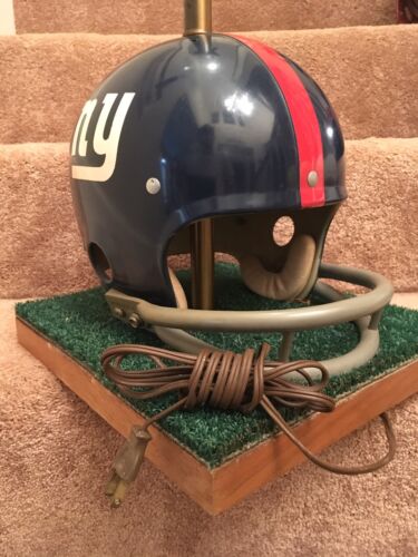 Vintage Riddell 1970s New York Giants Kra-Lite Old Football Helmet Lamp Sports Mem, Cards & Fan Shop:Fan Apparel & Souvenirs:Football-NFL Riddell