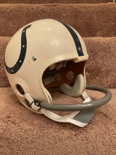 Vintage Riddell Kra-Lite Old Football TK2 Helmet 1971 Baltimore Colts NICE! Sports Mem, Cards & Fan Shop:Fan Apparel & Souvenirs:Football-NFL Riddell   