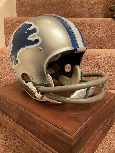 RK2 Style Suspension Football Helmet- 1970 Detroit Lions Lem Barney Sports Mem, Cards & Fan Shop:Fan Apparel & Souvenirs:Football-NFL Riddell