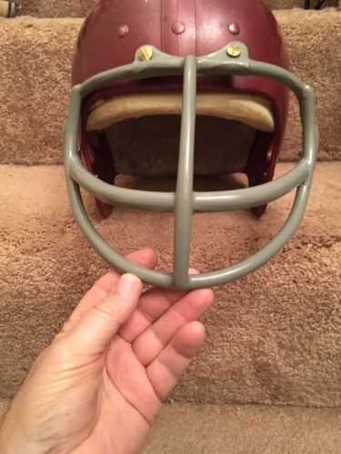 Original Vintage Butterfly Bolt On NOP Redipped Football Helmet Face Mask- Rare! Sporting Goods:Team Sports:Football:Clothing, Shoes & Accessories:Helmets & Hats Schutt