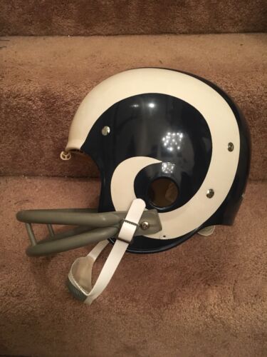 Los Angeles Rams Riddell Throwback TK Football Helmet 1971 Painted Horns RARE! Sports Mem, Cards & Fan Shop:Fan Apparel & Souvenirs:Football-NFL WESTBROOKSPORTSCARDS