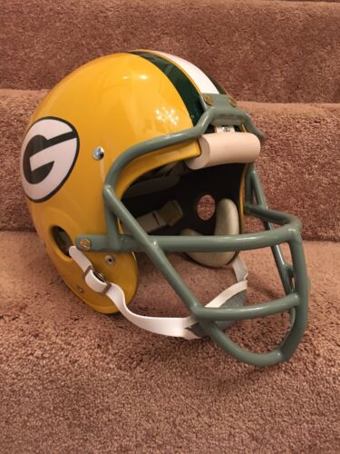 TK2 Style Football Helmet 1962-67 Green Bay Packers Forrest Gregg Sports Mem, Cards & Fan Shop:Autographs-Original:Football-NFL:Helmets WESTBROOKSPORTSCARDS   