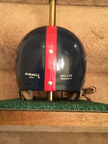 Vintage Riddell 1970s New York Giants Kra-Lite Old Football Helmet Lamp Sports Mem, Cards & Fan Shop:Fan Apparel & Souvenirs:Football-NFL Riddell