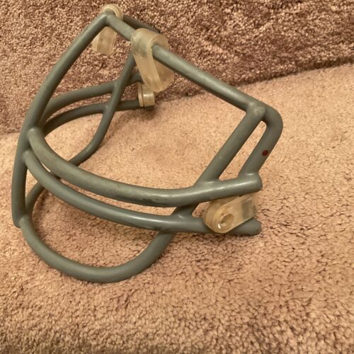 Vintage Schutt 1980 Double Wire NOP Red Dot Gray Football Helmet Face Mask- Rare Sporting Goods:Team Sports:Football:Clothing, Shoes & Accessories:Helmets & Hats Schutt