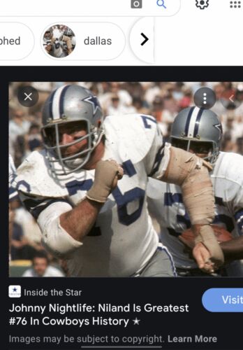 Riddell Kra-Lite II 1972 Suspension Football Helmet Dallas Cowboys John Niland Sports Mem, Cards & Fan Shop:Fan Apparel & Souvenirs:Football-NFL Riddell
