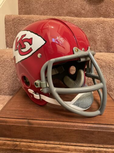 RK2 Husky Vintage Style Suspension Football Helmet Kansas City Chiefs Bobby Bell Sports Mem, Cards & Fan Shop:Fan Apparel & Souvenirs:Football-NFL WESTBROOKSPORTSCARDS