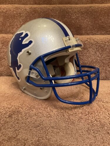 Authentic Vintage Detroit Lions Schutt Size Medium Football Helmet 2010 Sports Mem, Cards & Fan Shop:Game Used Memorabilia:Football-NFL:Helmet WESTBROOKSPORTSCARDS