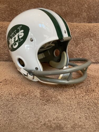 Riddell Kra-Lite RK2 Suspension Football Helmet New York Jets Namath Rookie 1965 Sports Mem, Cards & Fan Shop:Fan Apparel & Souvenirs:Football-NFL Riddell   