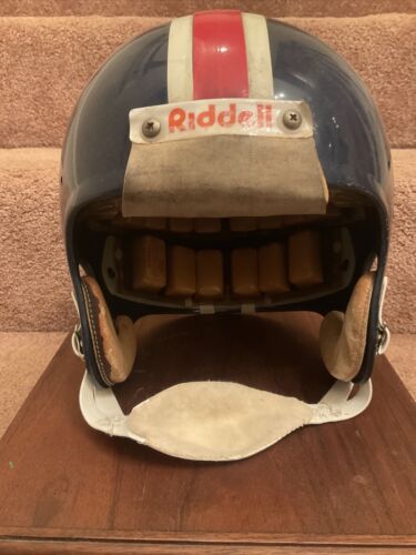 New York Giants Disco NY Decals Vintage Riddell 1975 PAC3 Football Helmet Sports Mem, Cards & Fan Shop:Fan Apparel & Souvenirs:Football-NFL Riddell