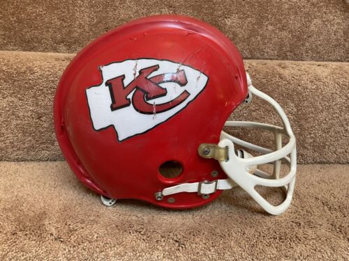 Gladiator Hydra Flo GHH Football Helmet Custom Kansas City Chiefs Willie Lanier Sports Mem, Cards & Fan Shop:Fan Apparel & Souvenirs:Football-NFL Riddell