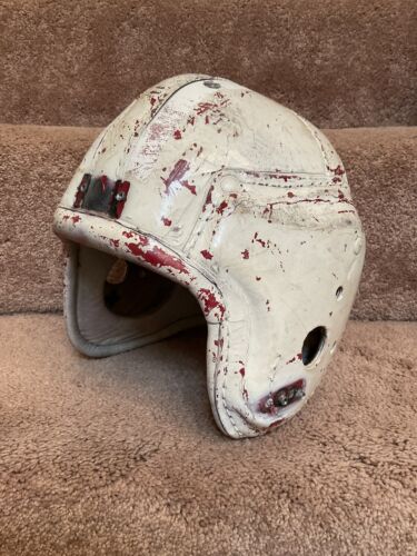 MacGregor Authentic H612 Leather Suspension Football Helmet Large Size Sports Mem, Cards & Fan Shop:Fan Apparel & Souvenirs:Football-NFL MacGregor