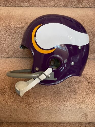 Minnesota Vikings Painted Horns RK2 Style Suspension Football Helmet Joe Kapp Sports Mem, Cards & Fan Shop:Fan Apparel & Souvenirs:Football-NFL Riddell   