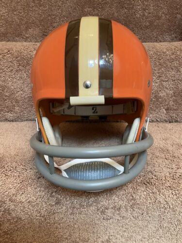 Vintage Riddell 1972 Kra-Lite TK2 Football Helmet Cleveland Browns Gary Collins Sports Mem, Cards & Fan Shop:Fan Apparel & Souvenirs:Football-NFL Riddell   