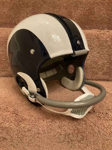 Los Angeles Rams Painted Horns RK2 Style Suspension Football Helmet Roman Gabriel Sports Mem, Cards & Fan Shop:Fan Apparel & Souvenirs:Football-NFL Riddell