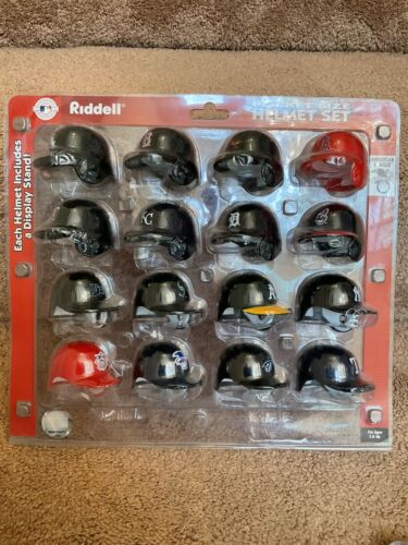 Riddell MLB Pocket Pro 32 Helmet Complete Set With Throwbacks Sports Mem, Cards & Fan Shop:Fan Apparel & Souvenirs:Baseball-MLB Riddell