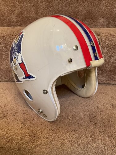 Vintage Clear Shell Wilson F2000 Suspension Football Helmet Boston Patriots 7.5 Sports Mem, Cards & Fan Shop:Fan Apparel & Souvenirs:Football-NFL Riddell   