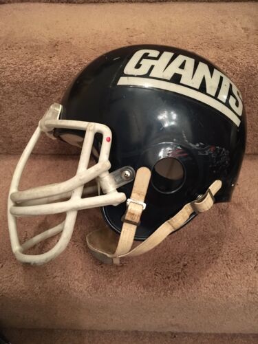 Maxpro New York Giants 1980s Football Helmet Rare Sports Mem, Cards & Fan Shop:Autographs-Original:Football-NFL:Helmets WESTBROOKSPORTSCARDS