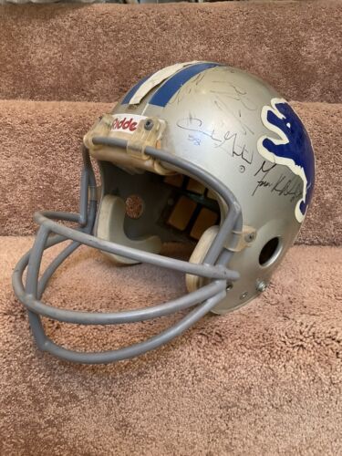 Autographed Detroit Lions Riddell 1979 PAC-3 Football Helmet Rare JOP Facemask Sports Mem, Cards & Fan Shop:Game Used Memorabilia:Football-NFL:Helmet WESTBROOKSPORTSCARDS
