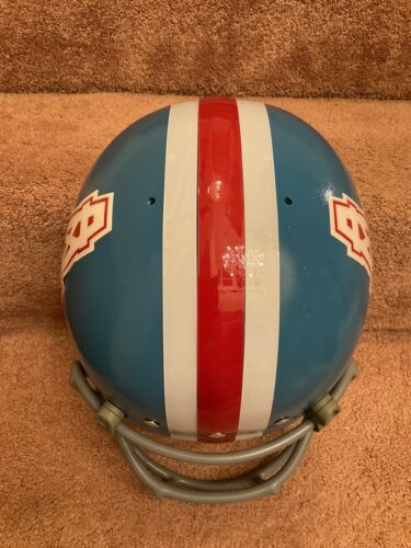 Original Vintage Wilson Football Helmet Size 7 1/4 1972-1974 Houston Oilers Sports Mem, Cards & Fan Shop:Fan Apparel & Souvenirs:Football-NFL Wilson   