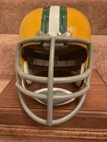 RK2 Husky Vintage Style Suspension Football Helmet Green Bay Packers Kramer Sports Mem, Cards & Fan Shop:Fan Apparel & Souvenirs:Football-NFL WESTBROOKSPORTSCARDS