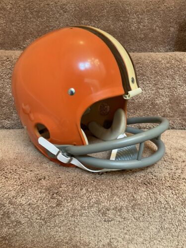 Vintage Riddell 1972 Kra-Lite TK2 Football Helmet Cleveland Browns Gary Collins Sports Mem, Cards & Fan Shop:Fan Apparel & Souvenirs:Football-NFL Riddell