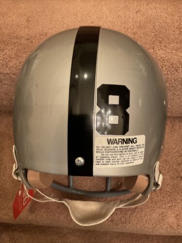 1981 Vintage Riddell WD1 Football Helmet- Custom Oakland Raiders Ray Guy Sports Mem, Cards & Fan Shop:Fan Apparel & Souvenirs:Football-NFL Riddell