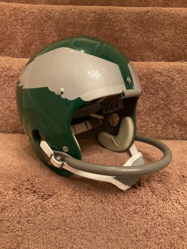 Philadelphia Eagles Painted Wings TK5 Suspension Football Helmet Van Brocklin Sports Mem, Cards & Fan Shop:Fan Apparel & Souvenirs:Football-NFL Riddell   