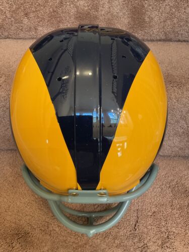 Los Angeles Rams Throwback RK4 Football Helmet Painted Horns 1950s Cowcatcher Sports Mem, Cards & Fan Shop:Fan Apparel & Souvenirs:Football-NFL WESTBROOKSPORTSCARDS   