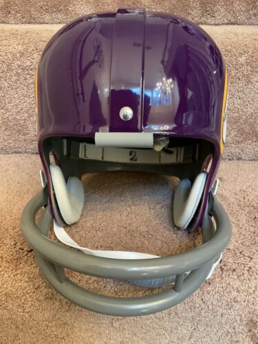 Minnesota Vikings Painted Horns RK2 Style Suspension Football Helmet Tarkenton Sports Mem, Cards & Fan Shop:Fan Apparel & Souvenirs:Football-NFL Riddell   