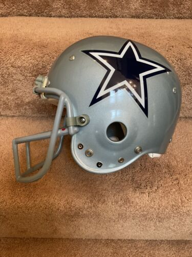 Rawlings HND-9 Football Helmet Schutt Red Dot OPO Dallas Cowboys Tony Dorsett Sports Mem, Cards & Fan Shop:Game Used Memorabilia:Football-NFL:Helmet WESTBROOKSPORTSCARDS