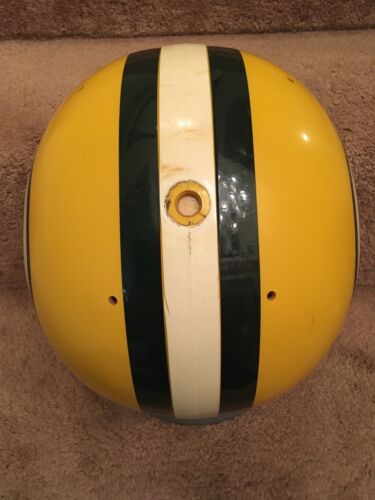 Vintage Riddell 1971 Kra-Lite TK2 Football Helmet Green Bay Packers Bart Starr Sports Mem, Cards & Fan Shop:Fan Apparel & Souvenirs:Football-NFL Riddell