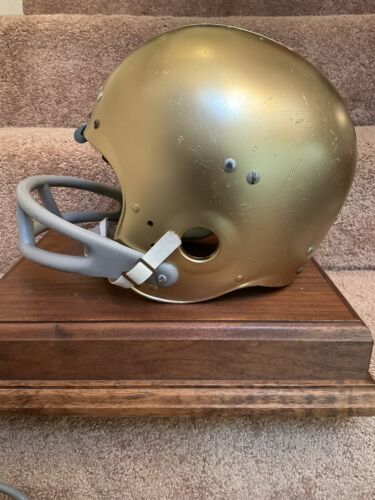 Vintage 1970s Wilson Football Helmet Notre Dame Fighting Irish Joe Theismann Sports Mem, Cards & Fan Shop:Fan Apparel & Souvenirs:Football-NFL Wilson   