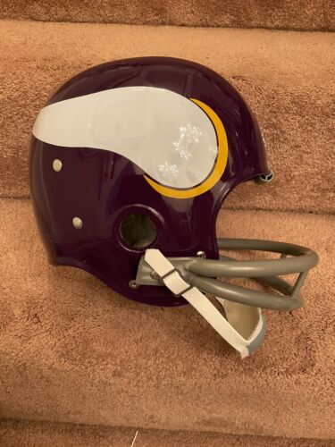 Minnesota Vikings “Big Horns” RK2 Style Suspension Football Helmet Krause Sports Mem, Cards & Fan Shop:Fan Apparel & Souvenirs:Football-NFL WESTBROOKSPORTSCARDS   