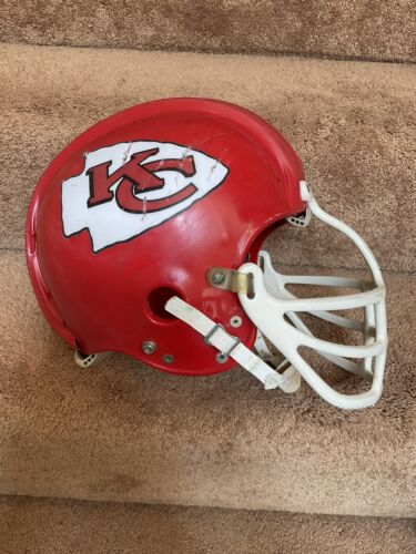 Gladiator Hydra Flo GHH Football Helmet Custom Kansas City Chiefs Willie Lanier Sports Mem, Cards & Fan Shop:Fan Apparel & Souvenirs:Football-NFL Riddell