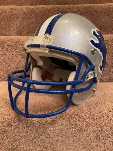 Authentic Vintage Detroit Lions Schutt Size Medium Football Helmet 2010 Sports Mem, Cards & Fan Shop:Game Used Memorabilia:Football-NFL:Helmet WESTBROOKSPORTSCARDS