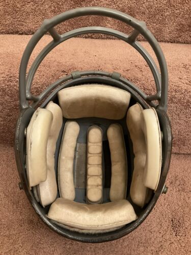Maxpro 1980s Football Helmet Oakland Los Angeles Raiders Clear Shell Rare Sports Mem, Cards & Fan Shop:Autographs-Original:Football-NFL:Helmets WESTBROOKSPORTSCARDS