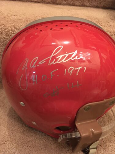 Y. A. Tittle Autographed Signed San Francisco 49ers Football Helmet HOF JSA COA Sports Mem, Cards & Fan Shop:Game Used Memorabilia:Football-NFL:Helmet WESTBROOKSPORTSCARDS   