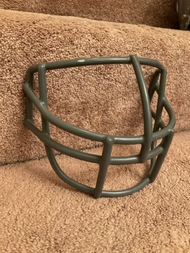 Riddell 1980s NOPO Football Helmet Lineman Gray 2-Dot Wide Space Facemask USFL Sporting Goods:Team Sports:Football:Clothing, Shoes & Accessories:Helmets & Hats Riddell   