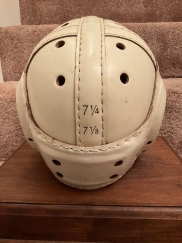 Minty MacGregor Authentic H612 Leather Suspension Football Helmet Size 7 1/4 Sports Mem, Cards & Fan Shop:Fan Apparel & Souvenirs:Football-NFL MacGregor
